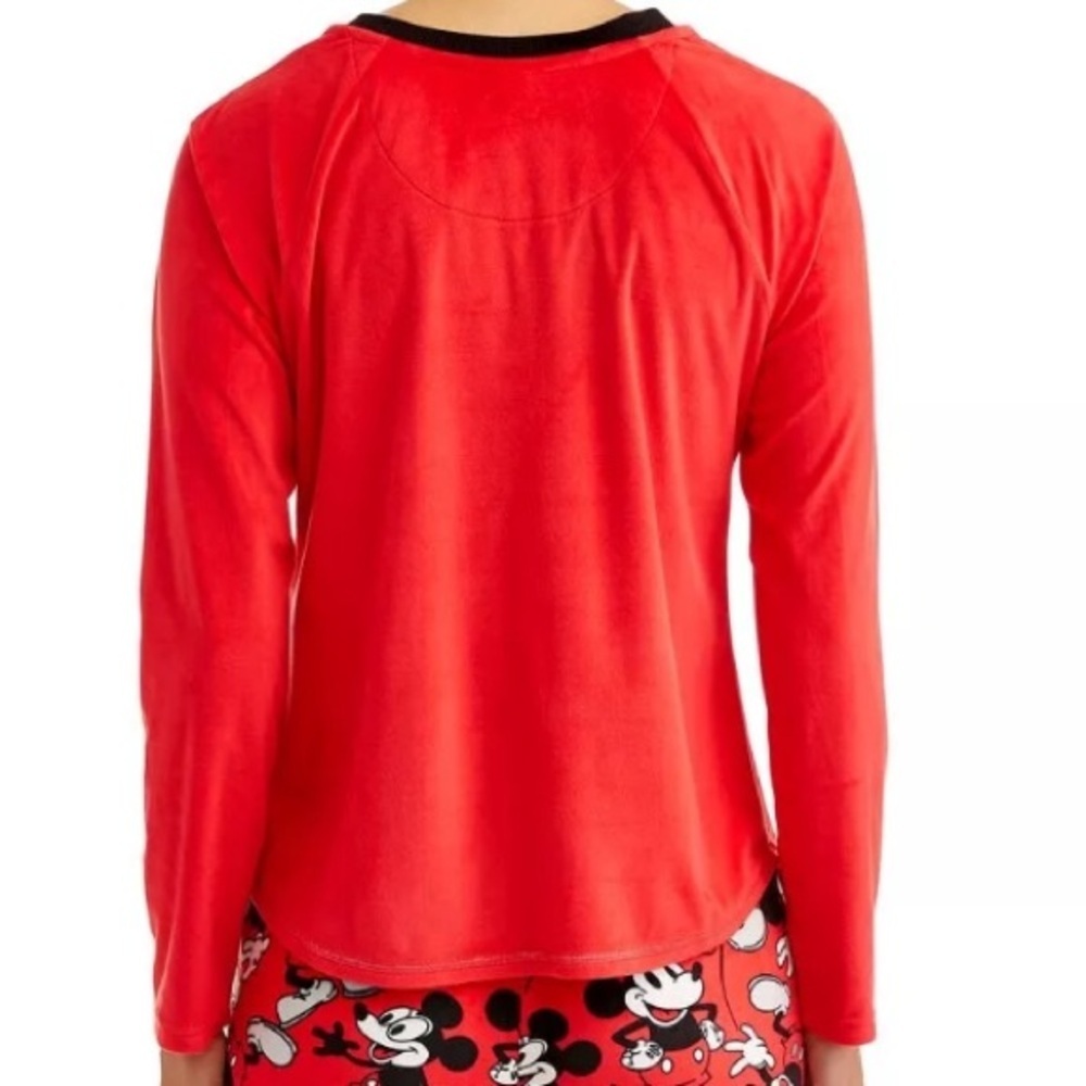 NWT Disney Mickey Mouse Velour Pajama Top Size 2X - Picture 3 of 4